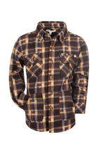 Load image into Gallery viewer, Snow Fleece Shirt - Ginger Check