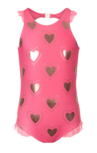 Calla Swimsuit - Hearts