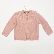 Load image into Gallery viewer, Girls Blossom Sweater - Rose Pink
