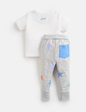 Load image into Gallery viewer, Doodle Jersey Applique Top and Pants Set