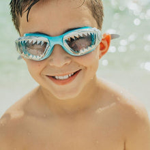 Load image into Gallery viewer, Jawsome Swim Goggles in Baby Blue Tip