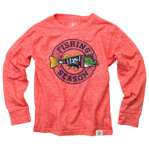 Fishing Season Slub LS Tee Orange Crush BLEND SLUB