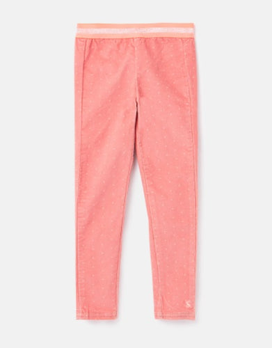 Callen Fabric Interest Legging - Pink Star