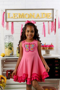 Heavenly Butterfly Dress - Pink Lemonade