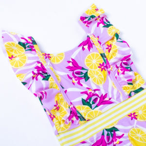 Ruffle 1pc - Tropical Lemons