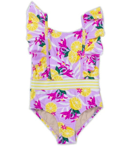 Ruffle 1pc - Tropical Lemons