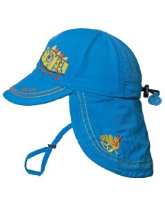 Cali Kids Neck Flap UV 50+ Hat Lagoon