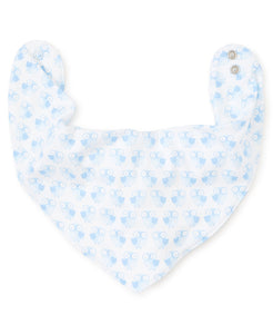 Owl Power Bib Light Blue