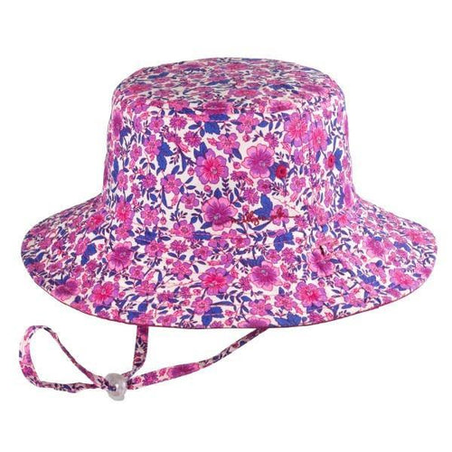 Girls Floppy Hat - Ruby Pink