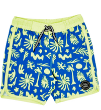 Load image into Gallery viewer, Sunny Vibes Baby Boardshorts - Seaside Blue