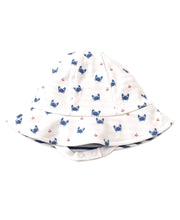 Load image into Gallery viewer, Crab Craze Reversible Sunhat - Blue