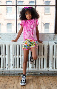 Callaway Tee - Pink Tie Dye