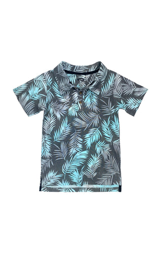 Fairbanks Polo - Teal Tropics