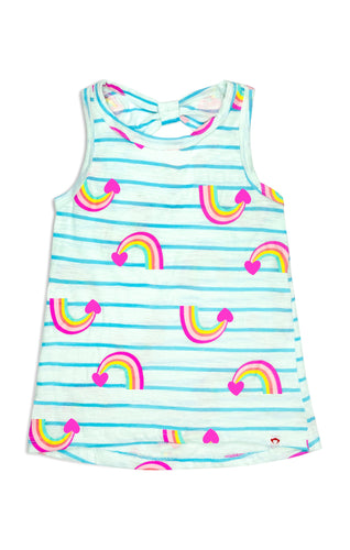 Hazel Top - Blue Stripe