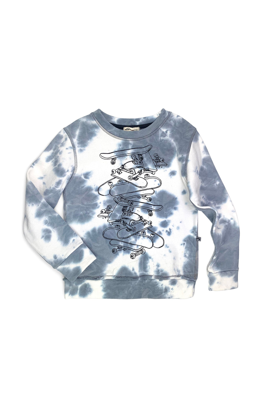 Highland Sweatshirt - Bleached Tie Dye