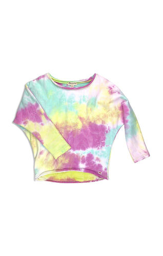 Slouchy Sweatshirt - Multi Tie Dye