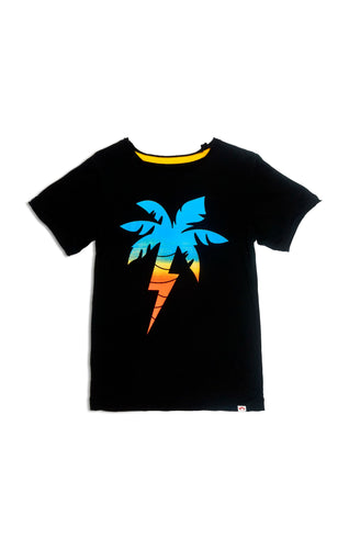 Graphic Short Sleeve Tee Sunrise Shazam - Black