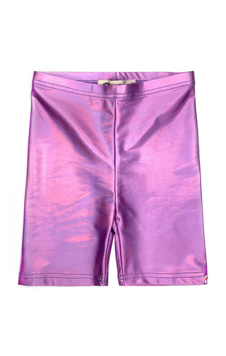 Bike Shorts - Metallic Pink