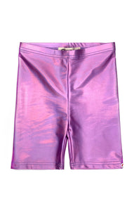 Bike Shorts - Metallic Pink