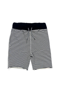 Camp Shorts - Black/White Stripe
