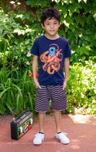Load image into Gallery viewer, Camp Shorts - Tangerine Stripe