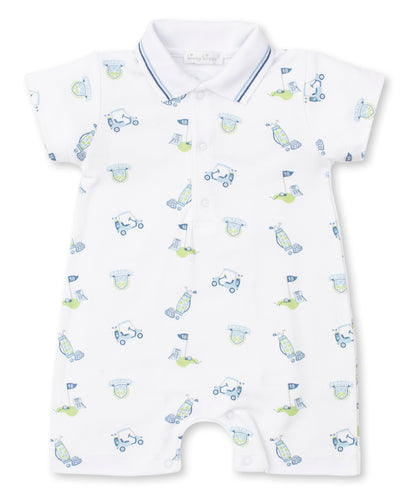 Golf Club  Short Playsuit PRT - Multi Blue