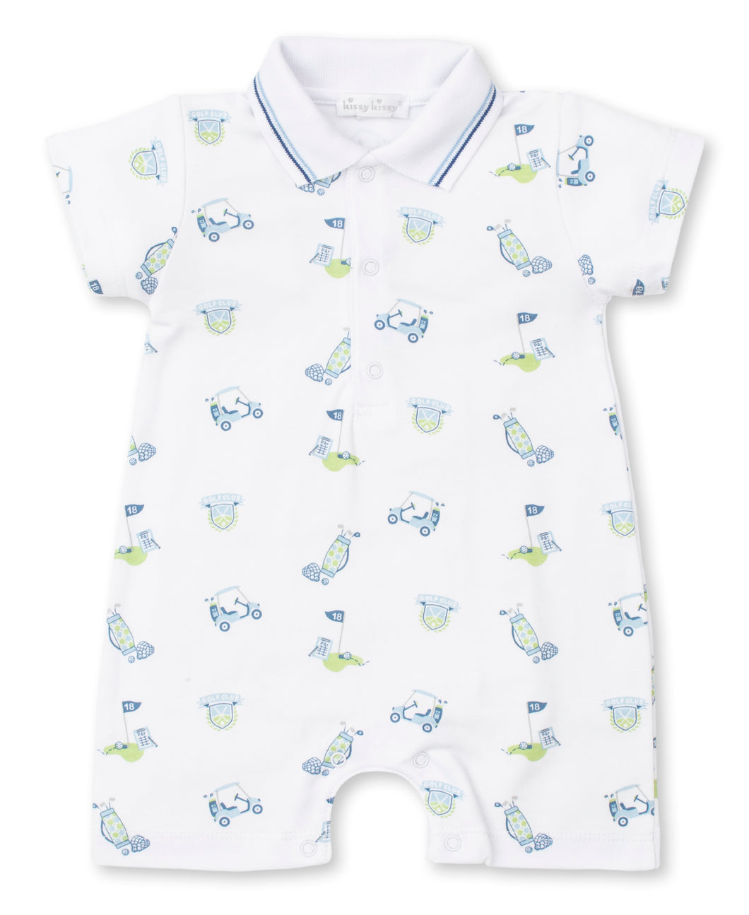 Golf Club  Short Playsuit PRT - Multi Blue