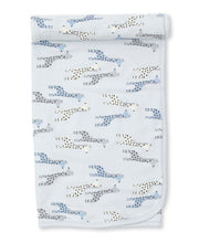 Load image into Gallery viewer, Giraffes Blanket PRT - Multi Blue