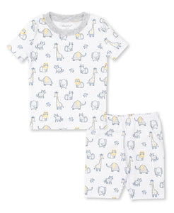 PJs Jungle Juniors Short PJ Set Snug PRT - Multi