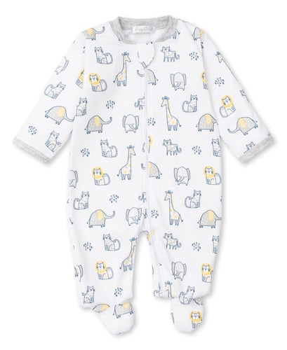 PJs Jungle Juniors Footie w/ Zip PRT - Multi