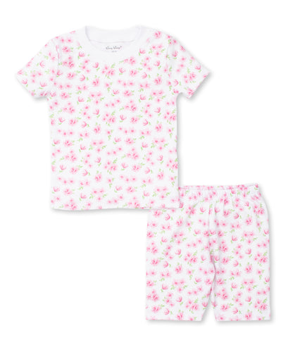PJs Pink Rose Garden Short PJ Set Snug PRT - Pink