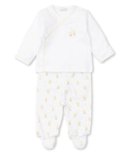 Load image into Gallery viewer, Duck Bubbles Footed Pant Set Mix - Yellow