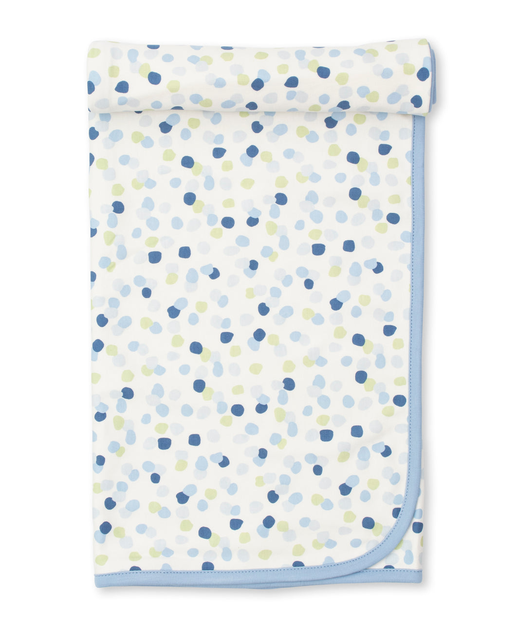 Dabbled Dots Blanket PRT - Multi Blue