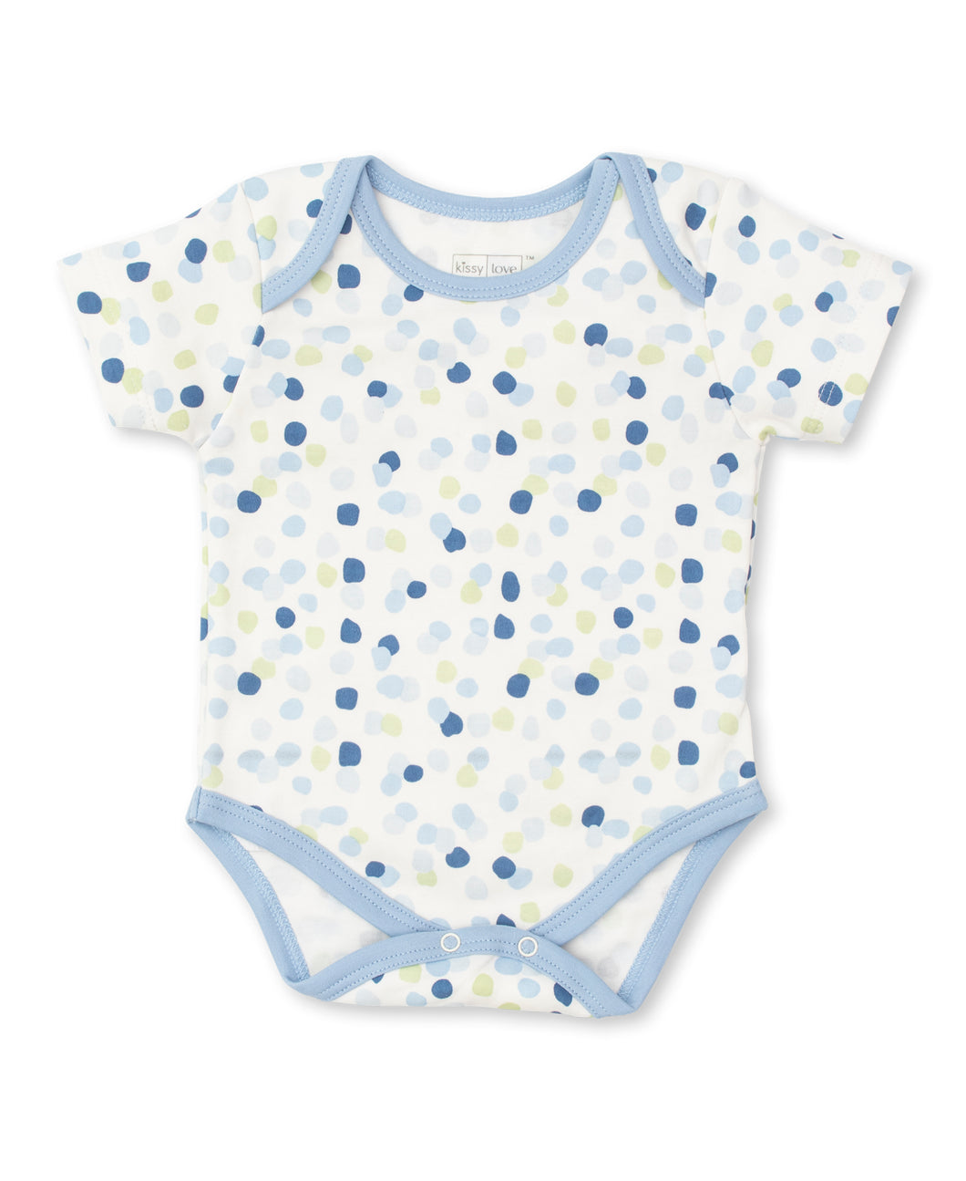 Dabbled Dots Bodysuit S/S PRT - Multi Blue