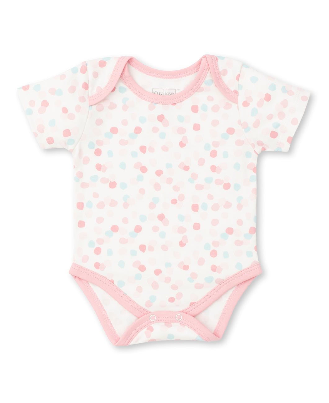 Dabbled Dots Bodysuit S/S PRT - Multi Pink