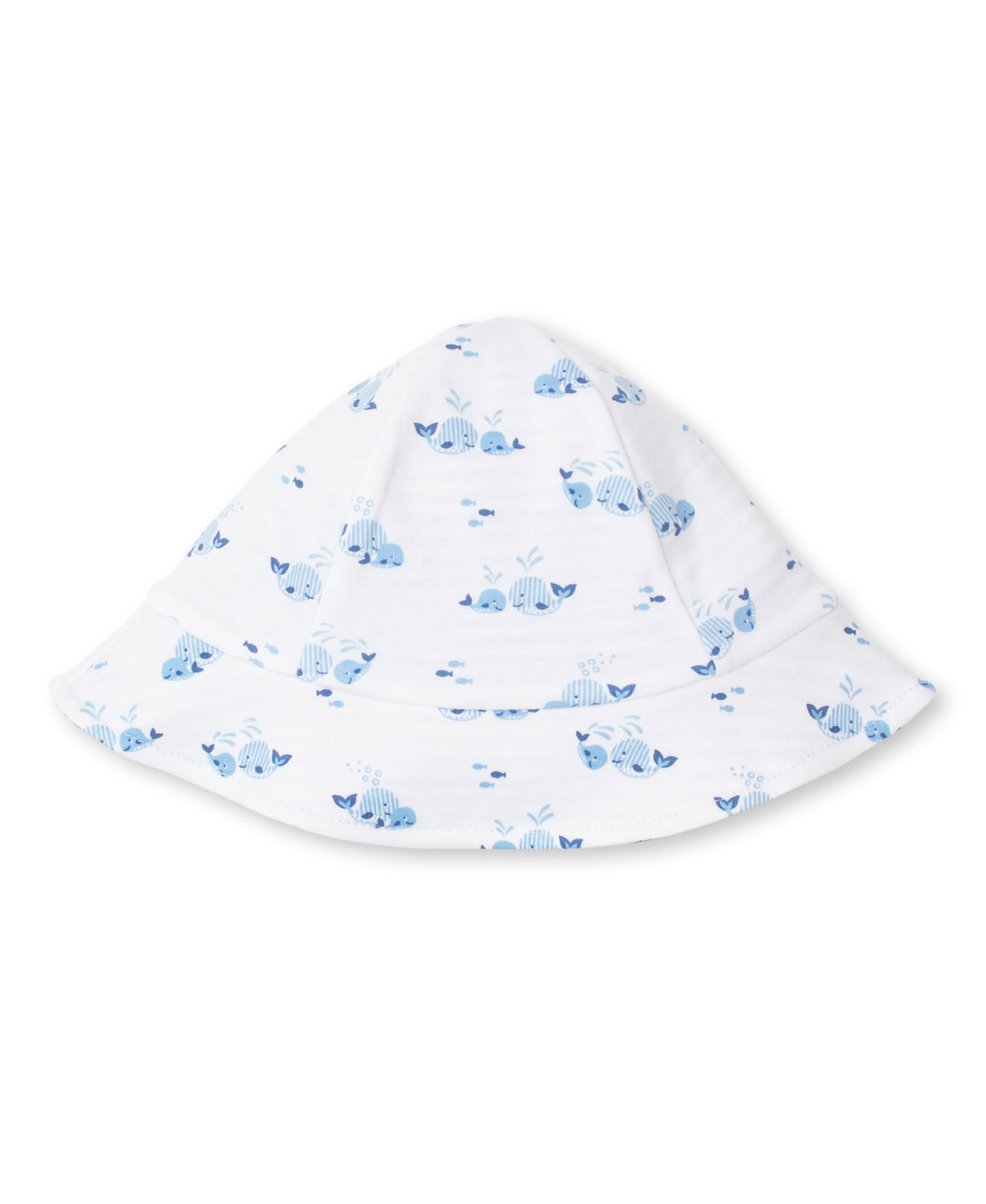 Whale Wishes Reversible Sunhat - Light Blue