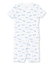 Load image into Gallery viewer, Whale Wishes Short PJ Set Snug PRT - Light Blue