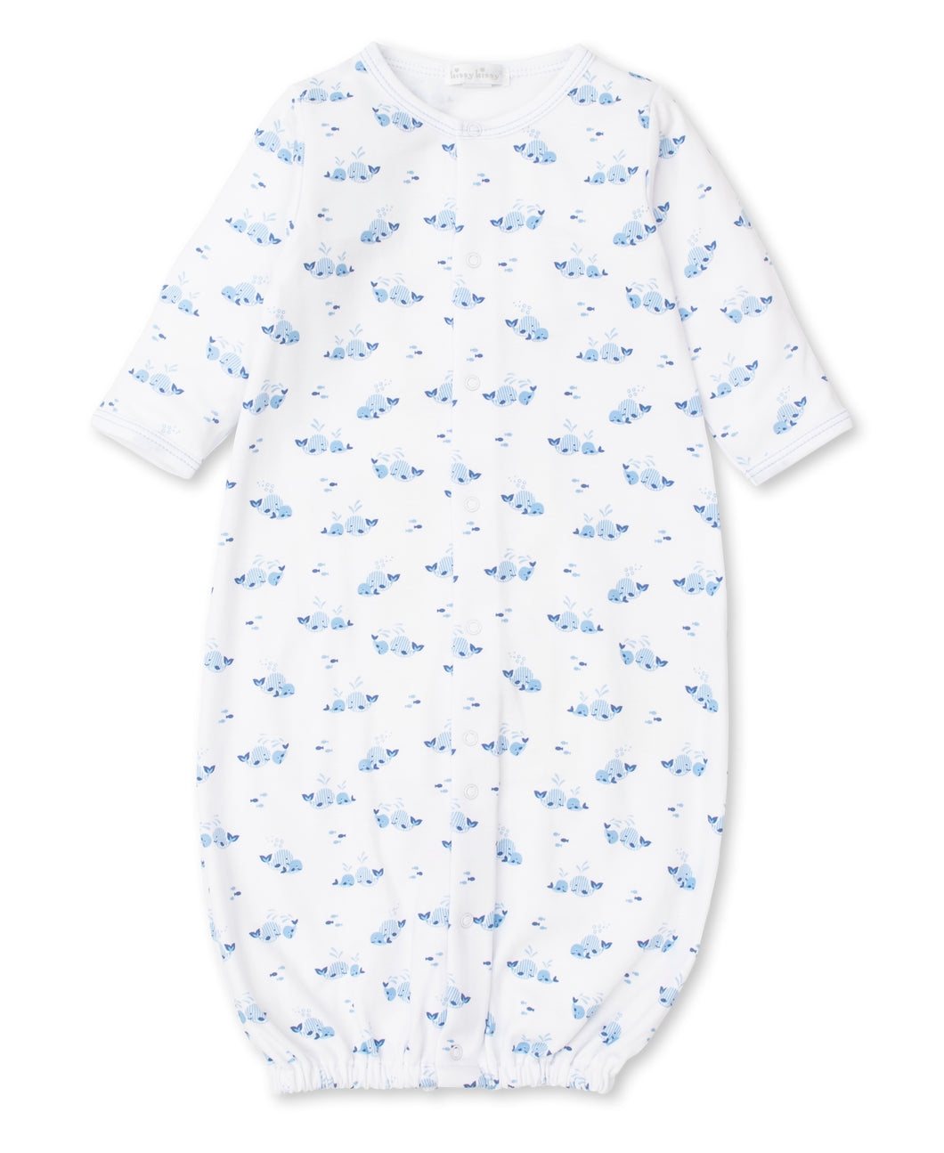 Whale Wishes Conv Gown PRT - Light Blue