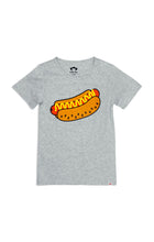 Load image into Gallery viewer, Short Sleeve Tee- Hot Dog - Heather Mist