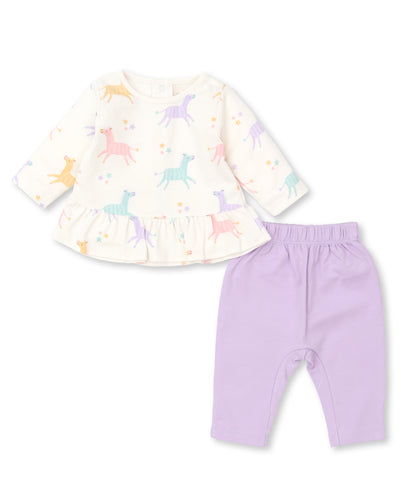 Zebra Zone Pant Set Mix - Multi