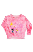 Load image into Gallery viewer, Peanuts Slouchy Sweatshirt - Light Pink Tie Dye