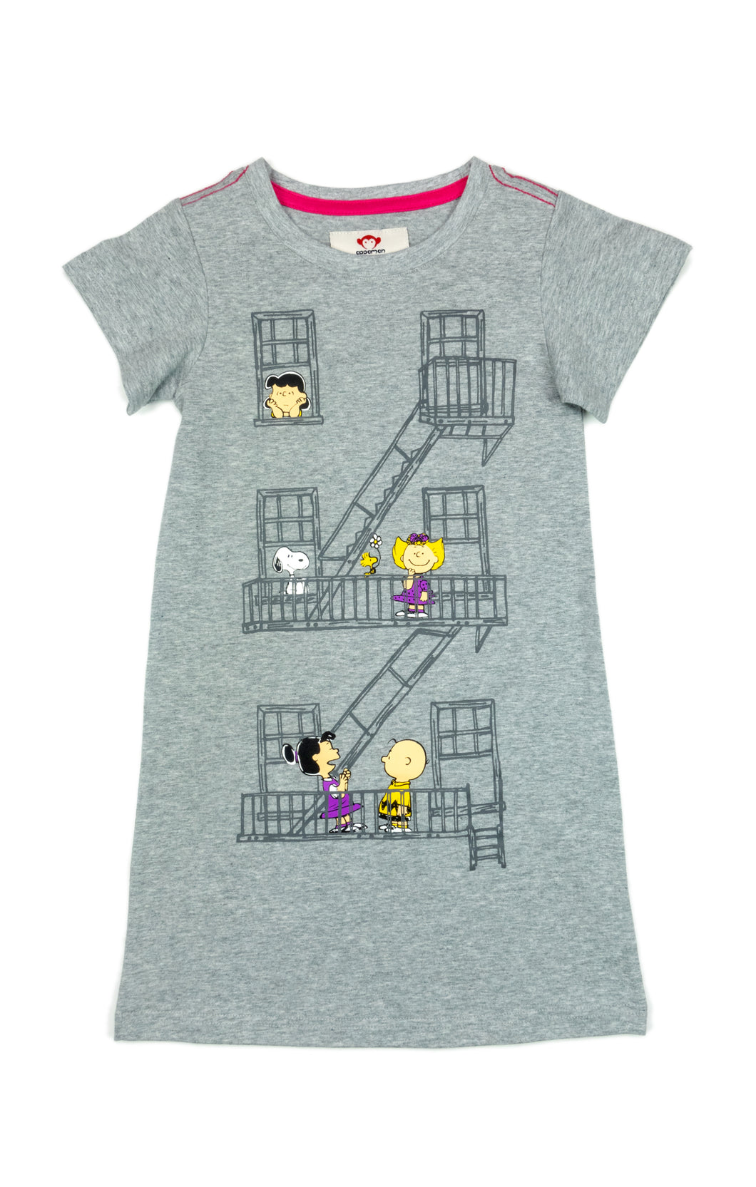 Peanuts Dress - Heather Mist