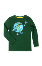 Load image into Gallery viewer, Graphic Long Sleeve Tee - Verdant Green