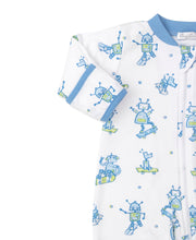 Load image into Gallery viewer, PJs Rolling Robots Footie w/ Zip PRT - Multi