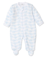 Load image into Gallery viewer, Lovey Lambs Footie w/ Zip PRT - Light Blue