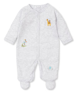 Joyful Jungle Footie STR - Grey