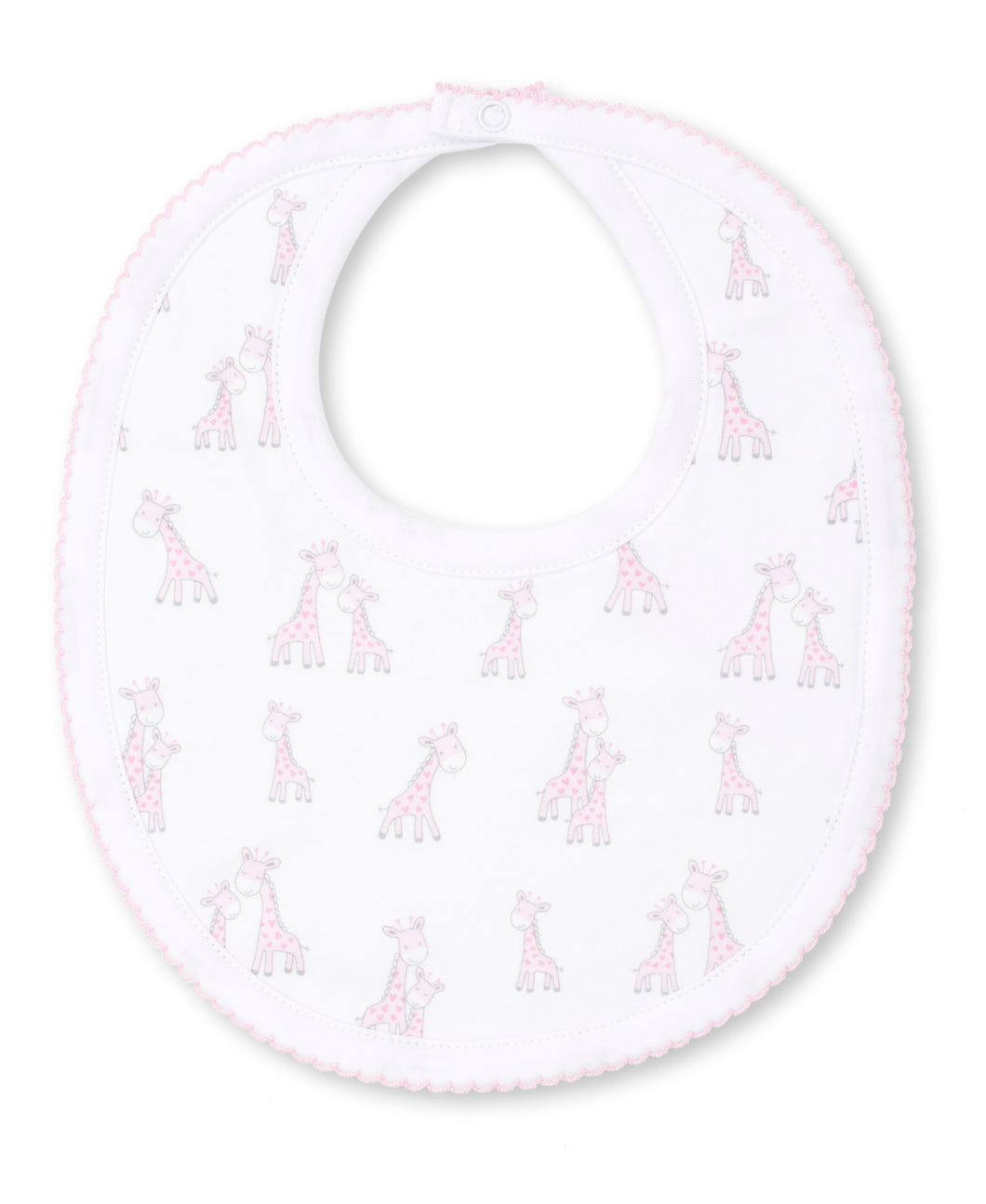 Giraffe Grins Bib PRT - Pink