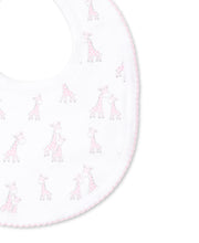 Load image into Gallery viewer, Giraffe Grins Bib PRT - Pink