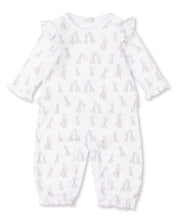 Load image into Gallery viewer, Giraffe Grins Playsuit PRT - Pink