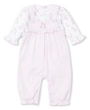 Load image into Gallery viewer, Giraffe Grins Overall Set Mix - Pink